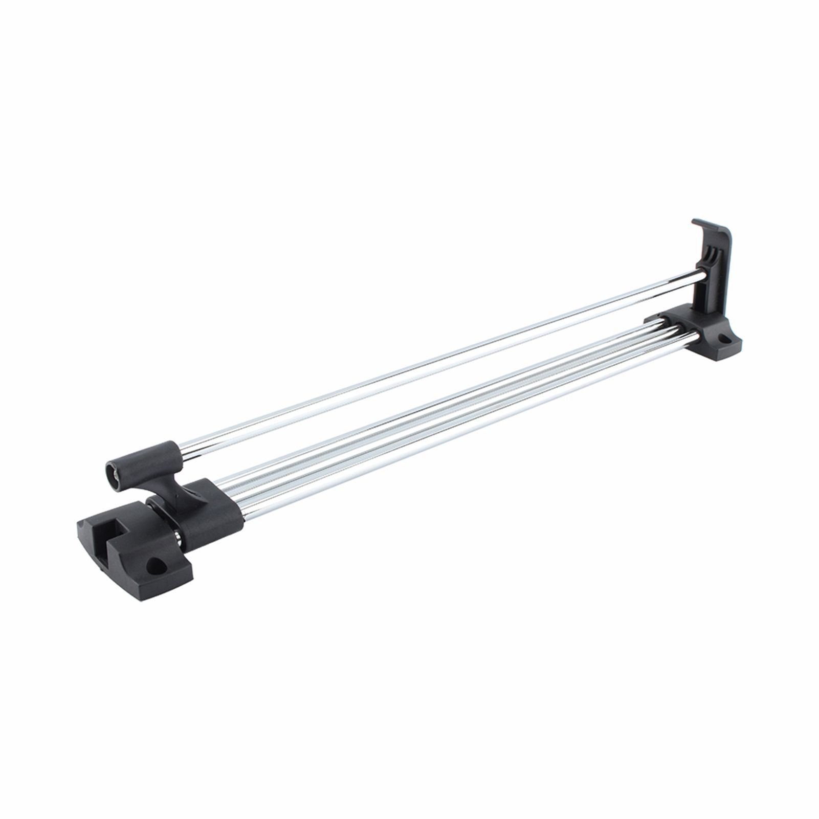 Wardrobe Chrome Pull Out Retractable Wardrobe Clothes Hanger Rail Towel Coat Racks Closet Rod — image 3