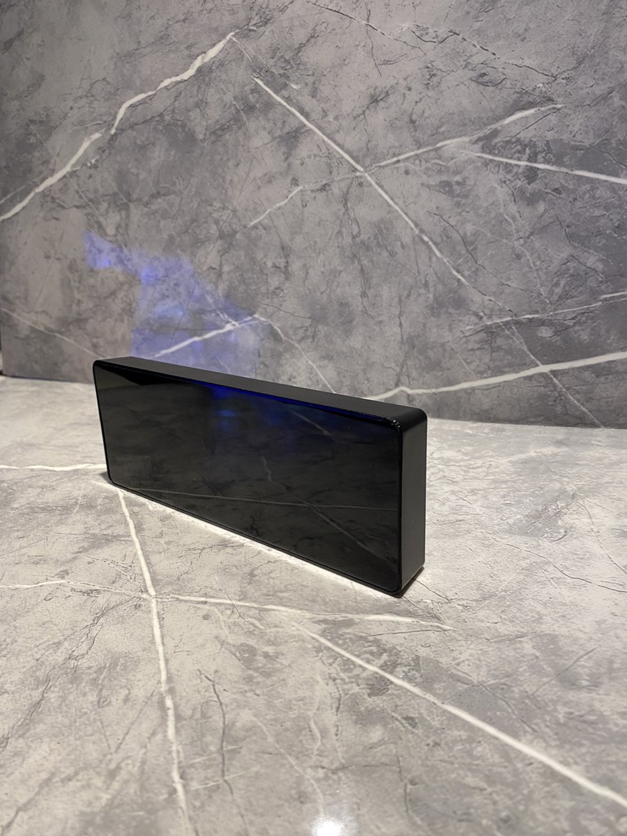 Klok Digital Deluxe - Bedroom - Sound Sensor - Wekker - Black - USB - Battery - LED Wit — image 5