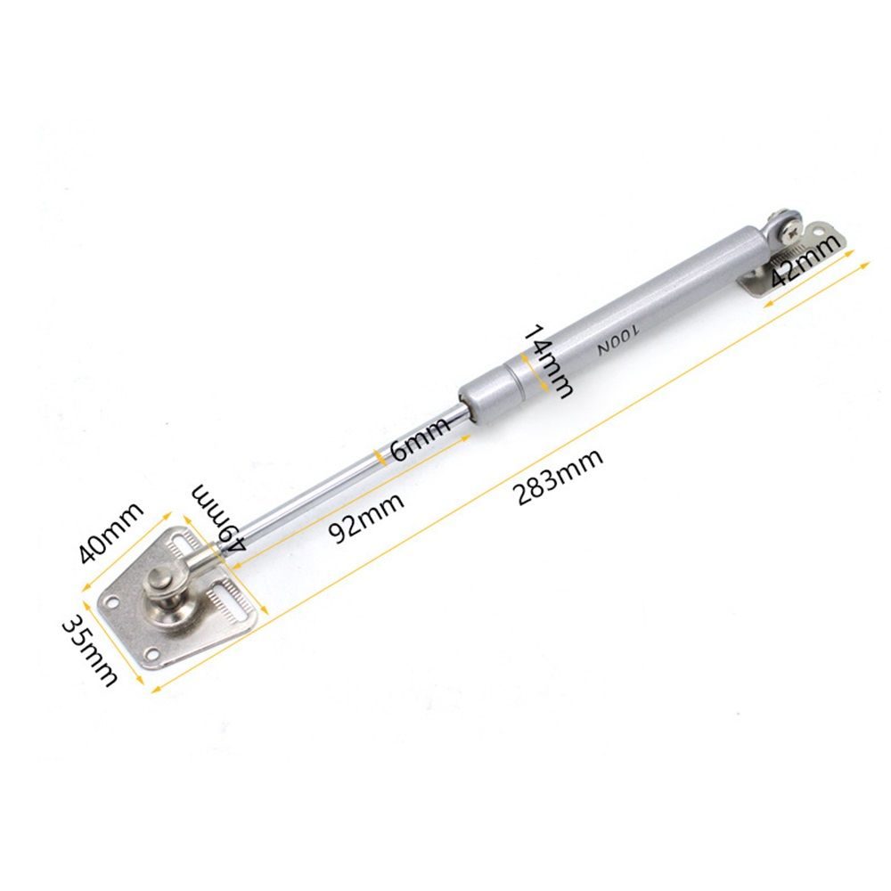 2 Pack 100N/22LBS Drop Down Gas Struts for Drop-Front Desk Downward Slowly Such as Fold-Down Desk, Flap Lid — image 2