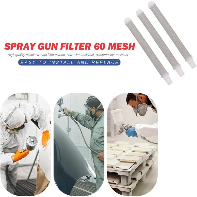 5 pcs Airless Spray Gun Filter Elements 60 Mesh Airless Paint Sprayer Nozzle Accessories For Wagner Airless Paint Spray — image 4