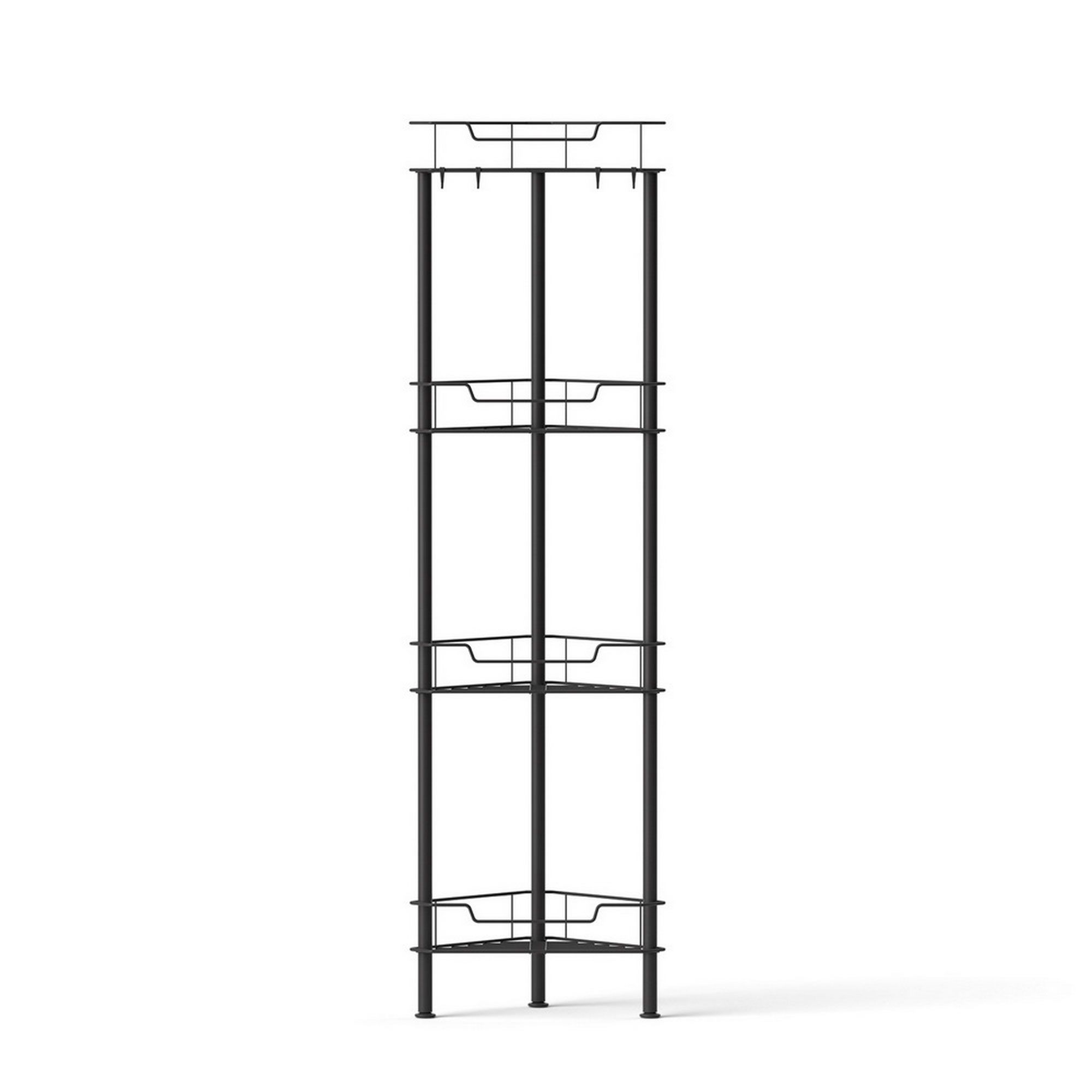 Artiss 2x Floor Standing Shower Caddy 4 Tier Rustproof Bathroom Storage — image 4