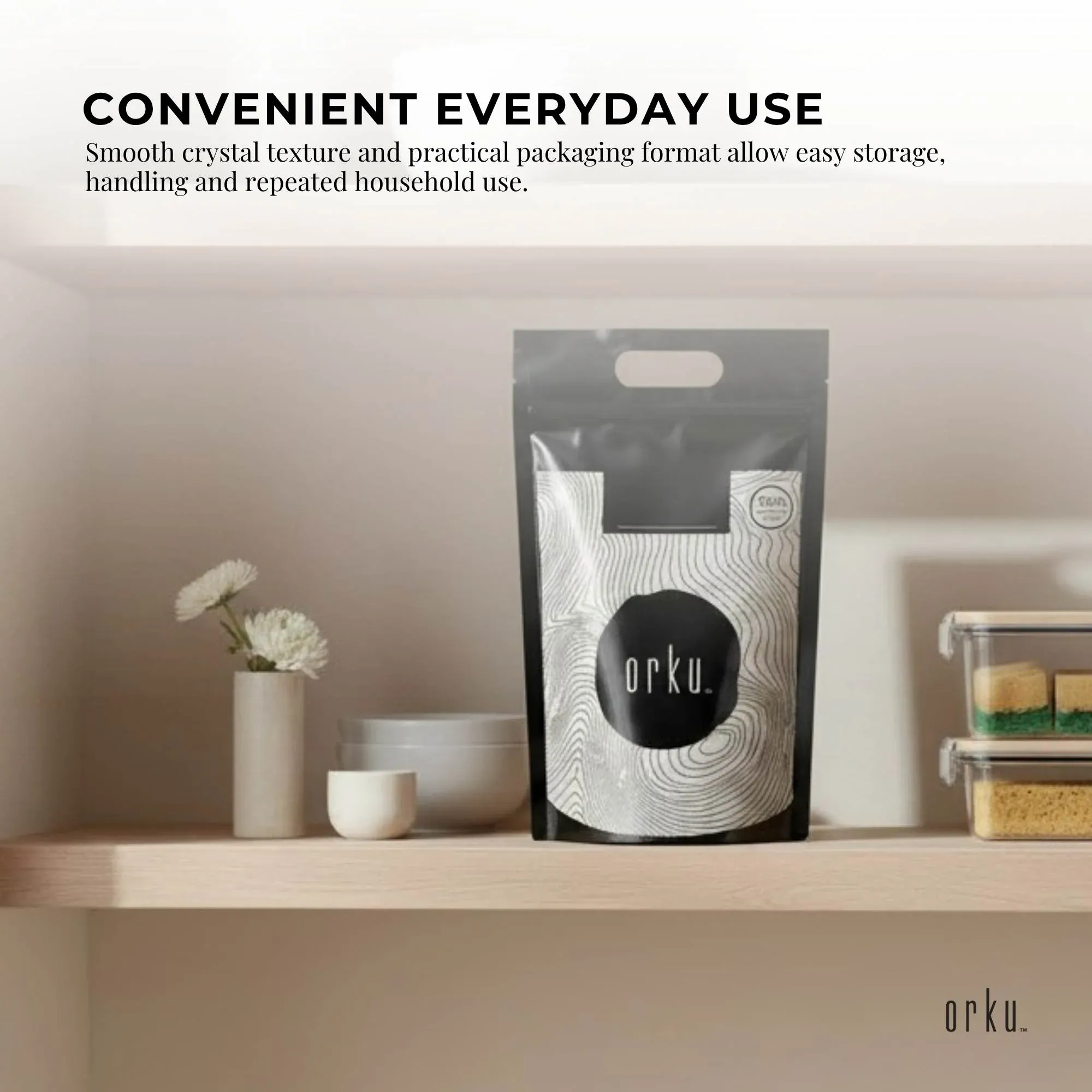 Orku 10Kg USP Epsom Salt Crystals Magnesium Sulphate - Bath Soak Salts — image 5