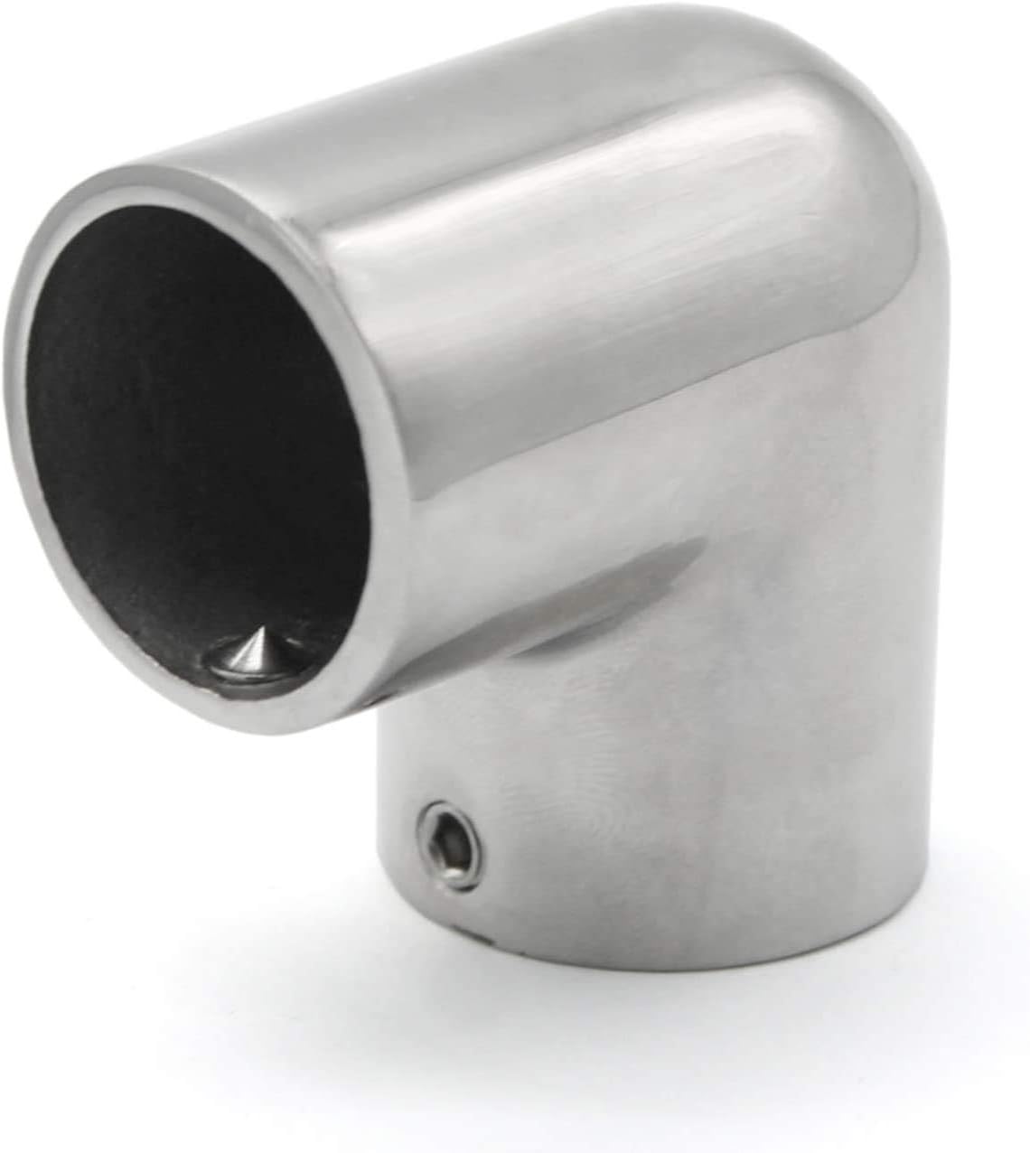 Heavy Dudy Marine Grade 316 Steel Stainless 2 Way Boat Hand Rail Fitting 90 Degree Elbow for 7/8" O.D. Tube Hardware — image 6