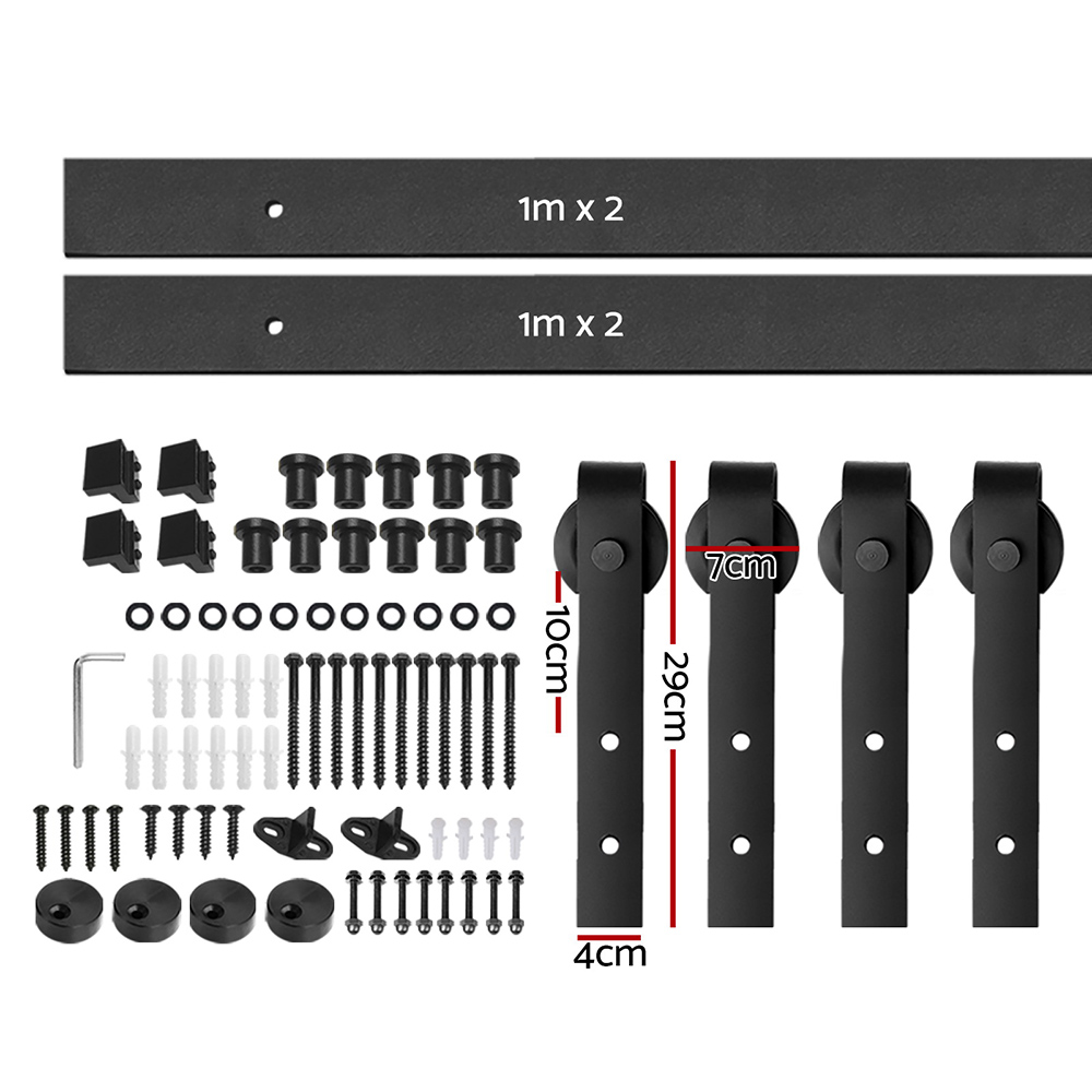 Cefito Sliding Barn Door Hardware Track Set 4m โ image 2