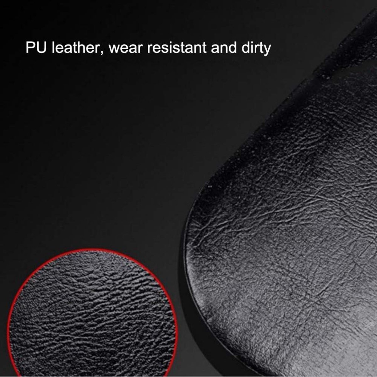 Rear bicycle cushion - with a pair of bicycle pedals - black PU rear saddle - mountain bike back cushion - wide soft cushion - comfortable bicycle cushion — image 4