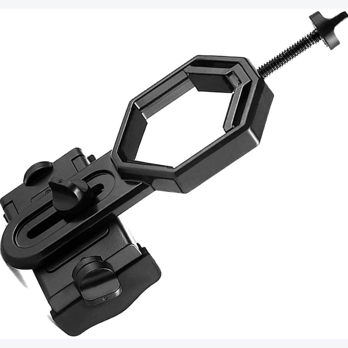 Universal Phone Holder for Telescope - For Eyepiece Diameter Ø 2.5 - 4.8cm - Mobile Phone Adapter Mount - Clip-on Design - For Spotter's Binoculars / Telescope — image 2