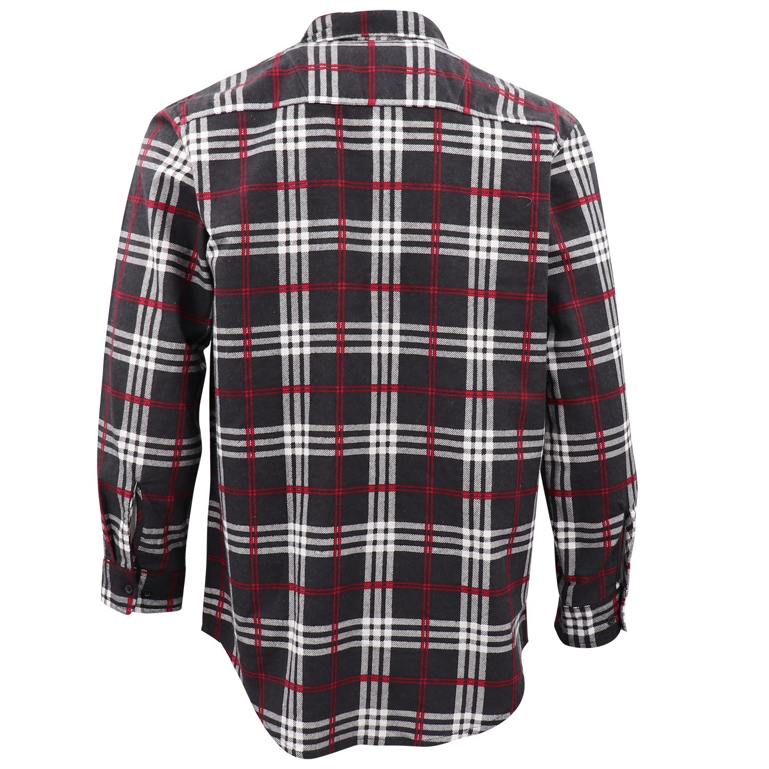 Men's 100% Cotton Flannelette Shirt Long Sleeve Plaid Check Flannel w Pockets, Shadow Glen Plaid, 2XL โ image 3