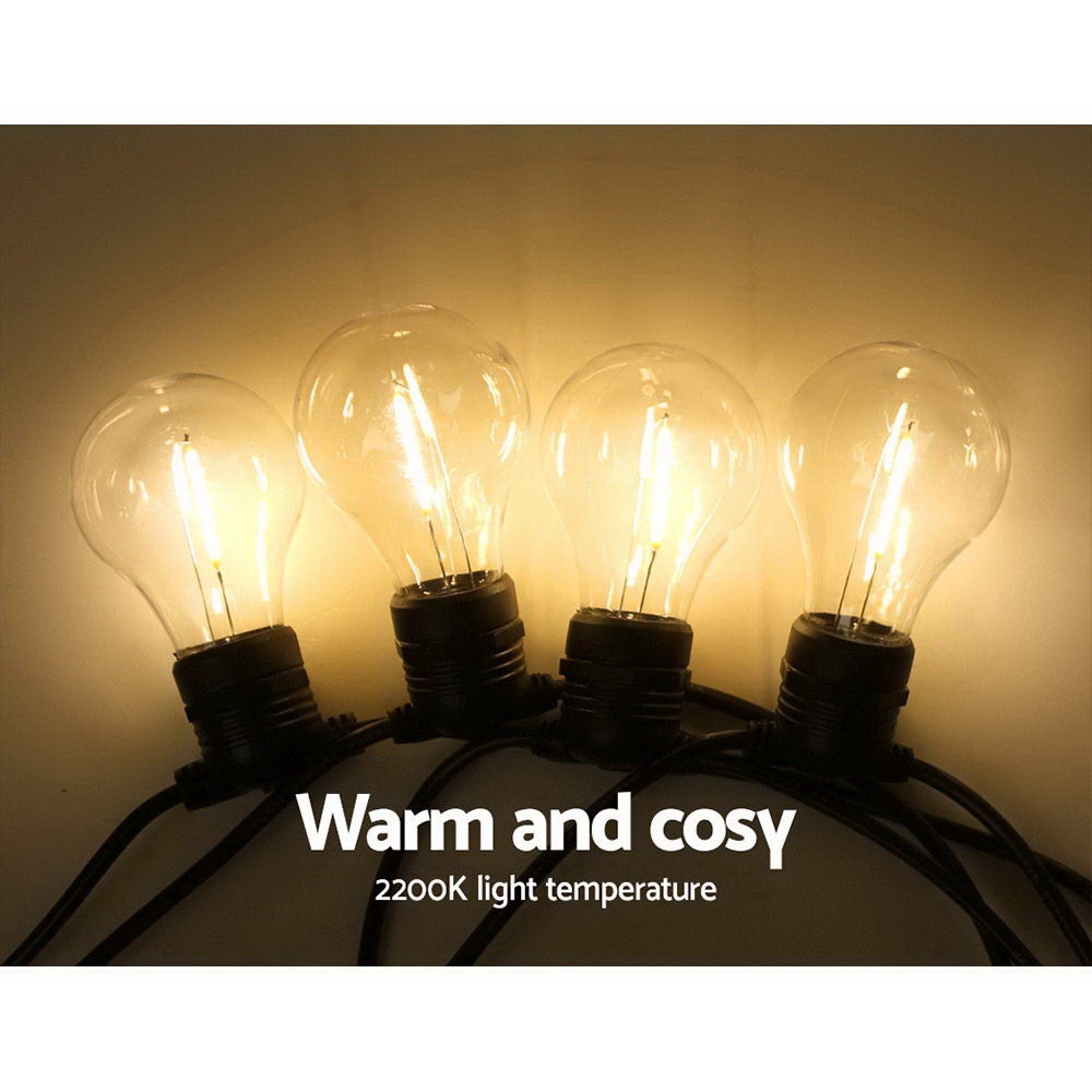23m LED Festoon String Lights Outdoor Christmas Decorations Wedding Garden Party โ image 4