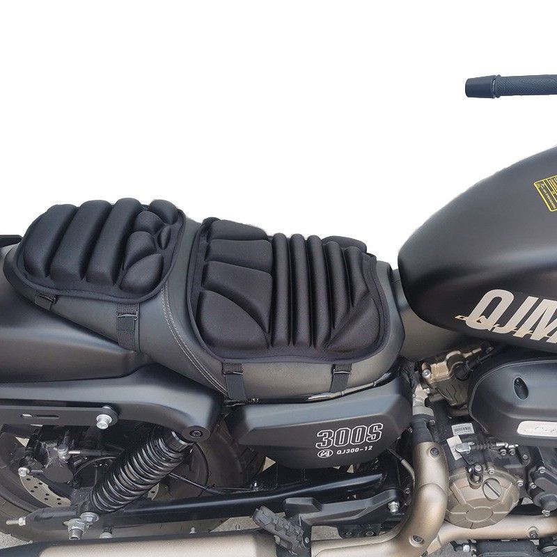 Protective Seat Cover 2 Pcs Motorcycle Seat Pad Motorcycle Pad Cushion Seat Breathable Universal Shock-Absorbing Seat Cover โ image 3