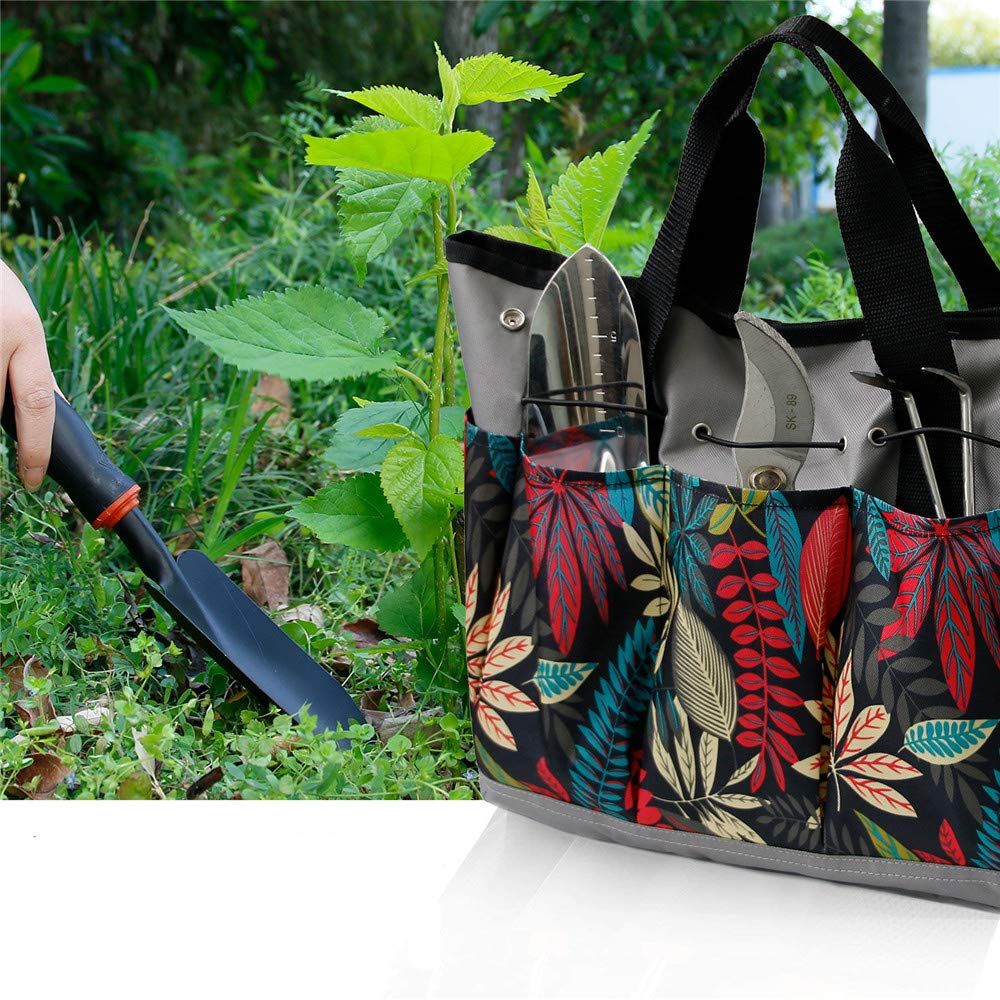 Garden Tool Bag, Garden Tote Storage Bag with 8 Pockets, Women Men Garden Plant Tool Storage Bag (Tools NOT Included) — image 3