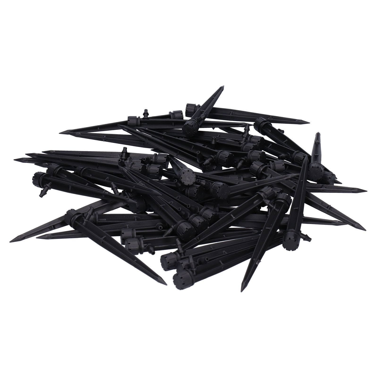 50PCS 360 Degree Adjustable Irrigation Drippers 8‑Hole Garden Irrigation Sprinkler for 4/7 Hose — image 2
