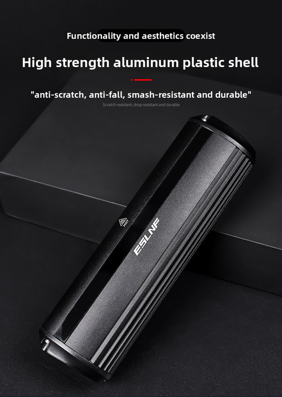 EOS630 1700 Lumen High Brightness Bike Light with Single Bracket Mount - 4000mAh Long Life USB Rechargeable Battery - Aluminium Alloy Horizontal β image 4