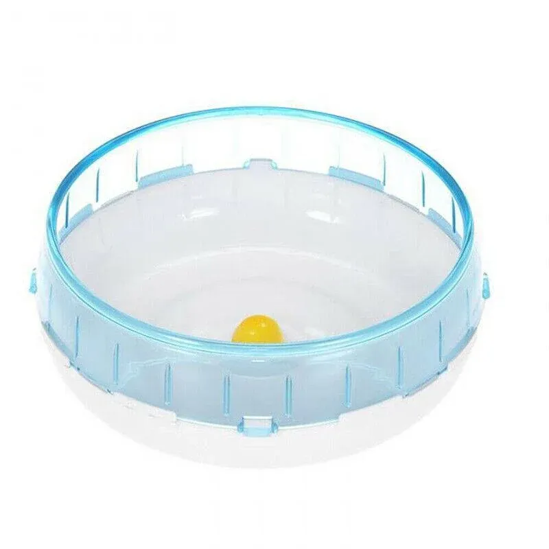 Blue Hamster Guinea Pig Running Disc Cage Accessories Running Round Wheel Pet Toys - 14CM — image 6