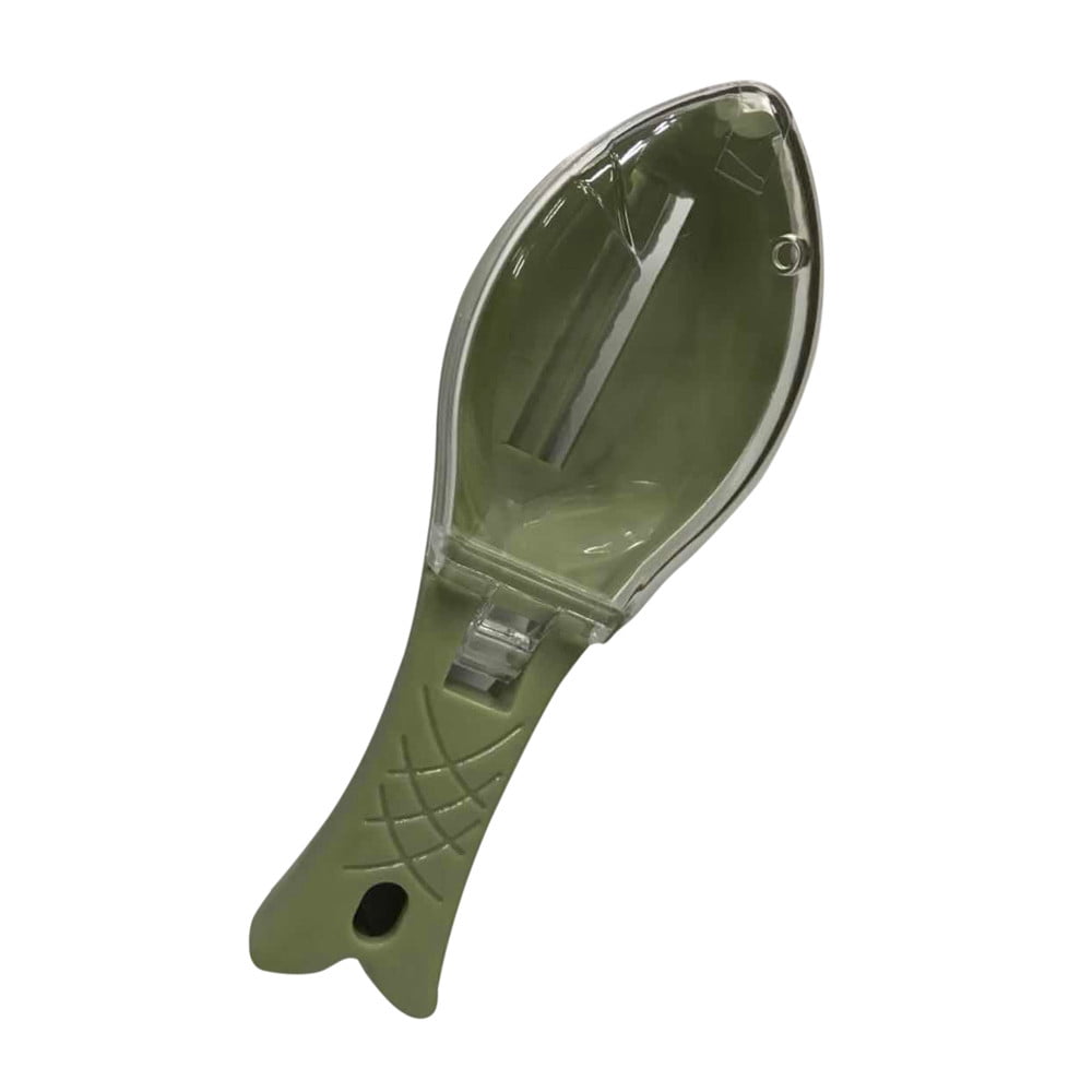 Peeler ! New Practical Fish Scale Remover Scaler Scraper Cleaner Kitchen Tool Peeler, Kitchen Peeler Promotion Include A Fish Scaler Green