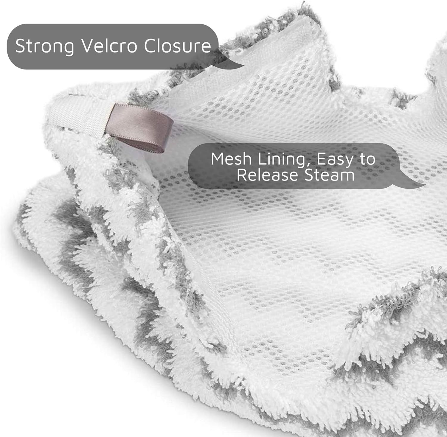 6 Pack Steam Mop Pad or Shark Steam Pocket Mops S3500 Series S3501 S3601 S3550 S3901 S3801 SE450 S3801CO S3601D (2 Sot mop pad+4 scrubby mop pad) โ image 5