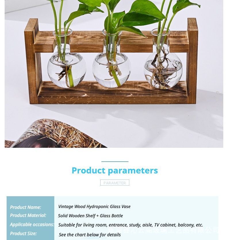 HydroponicWoodenFramewithSnap-On-SphericalSingleBottle โ image 5