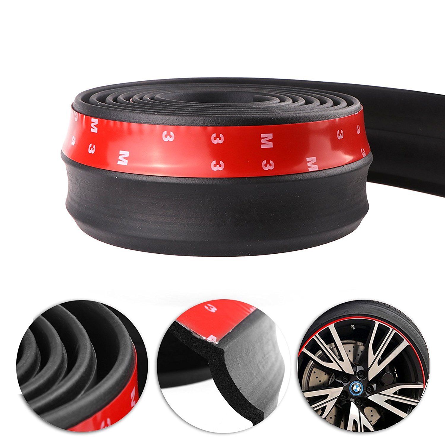 Garage door seal top and side weatherproof garage door rubber seal garage door side seal universal weatherproof — image 5