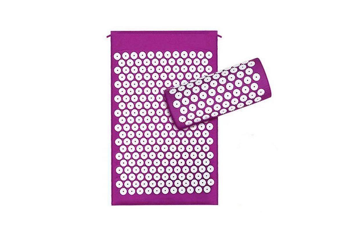 Body Massager Acupressure Cushion Mat(Purple) — image 3