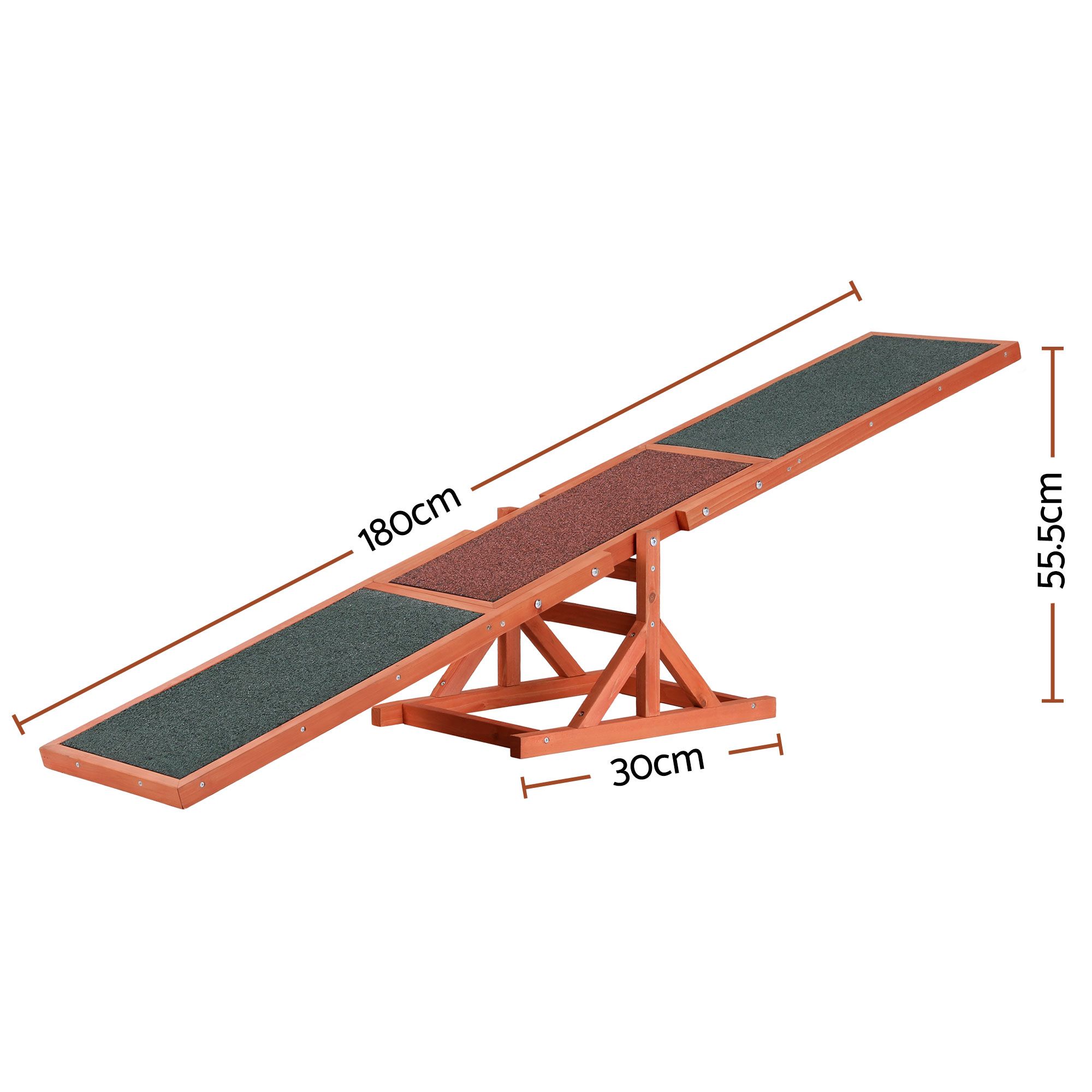 i. Pet Dog Agility Equipment Pet Seesaw Obedience Training Puppy Obstacle Outdoor Play 180cm — image 3