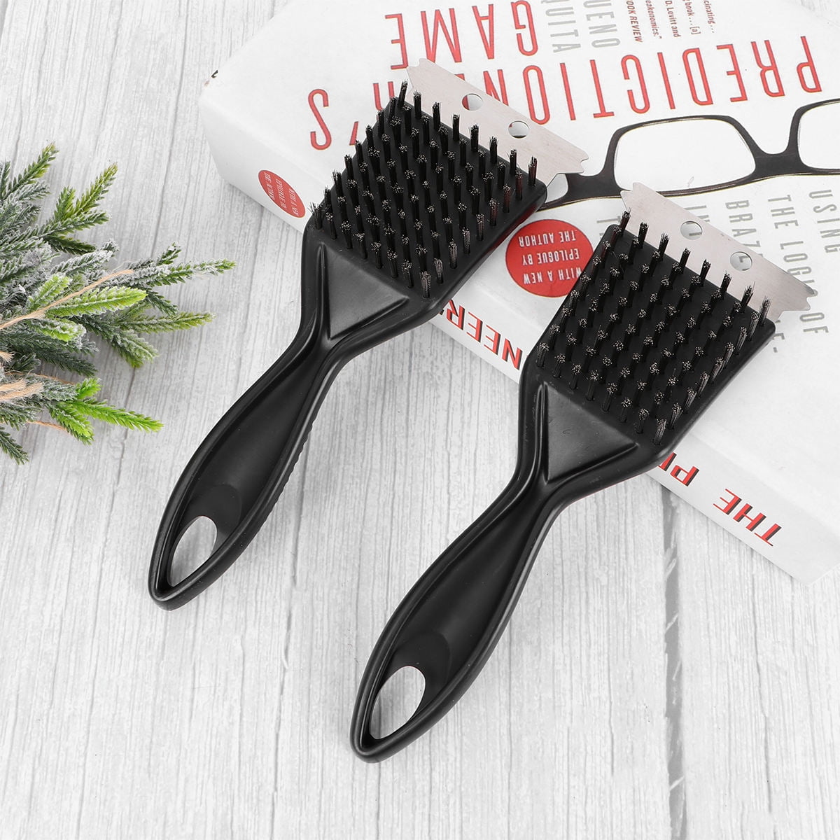 Barbecue Brushes PP 2Pcs 8.1 × 2.6 × 1.6in Grill Maintenance Barbecue — image 6