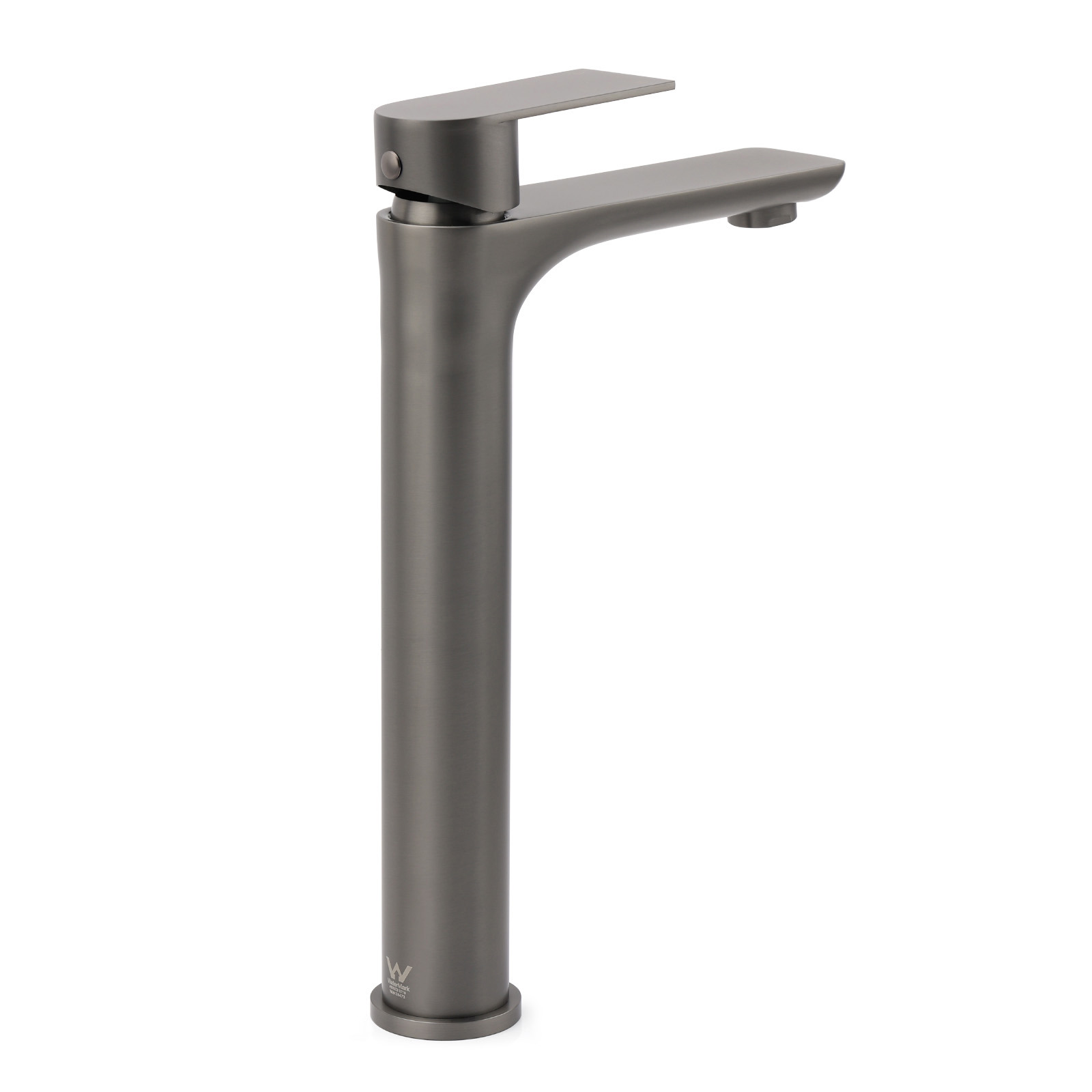 WELS Gun Metal Grey Round High Rise Basin Mixer Bathroom Vanity Faucet Tapware โ image 4