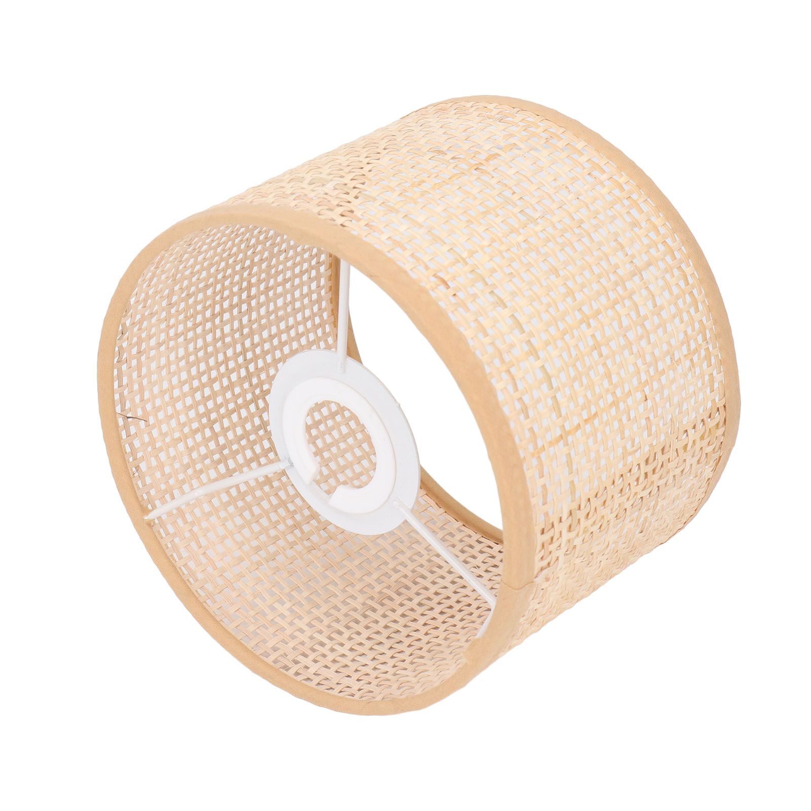 Rattan Lamp Shade Replacement Woven Basket Chandelier Vintage Hanging Table Floor Light Cover E27 E14 โ image 5