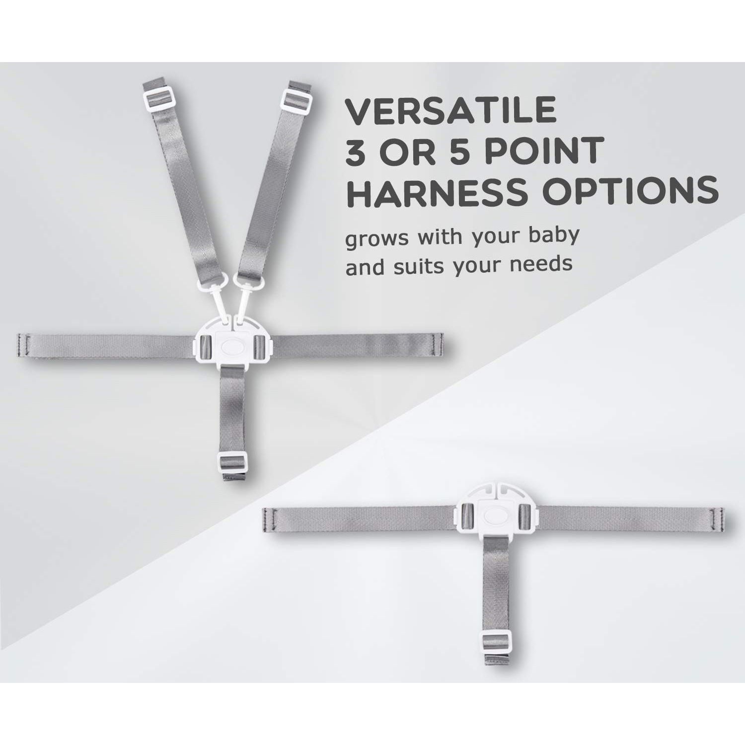 High Chair Straps, Straps for High Chair, Replacement Harness Straps for Most Point High Chairs, Replacement High Chair Belt — image 4