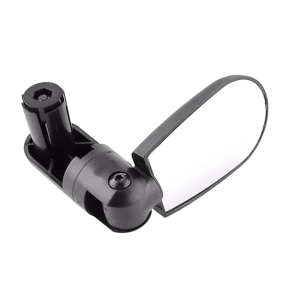 2pcs Universal Handlebar Rearview Mirror 360 Degrees Bike MTB Motorcycle Cycling Handlebar Plug Flexible Rear Mirror (Black) 13.00X8.00X2.50CM Black — image 3