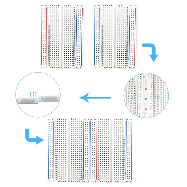 Breadboard/Mini Breadboard/Experiment Board 400 holes long — image 5