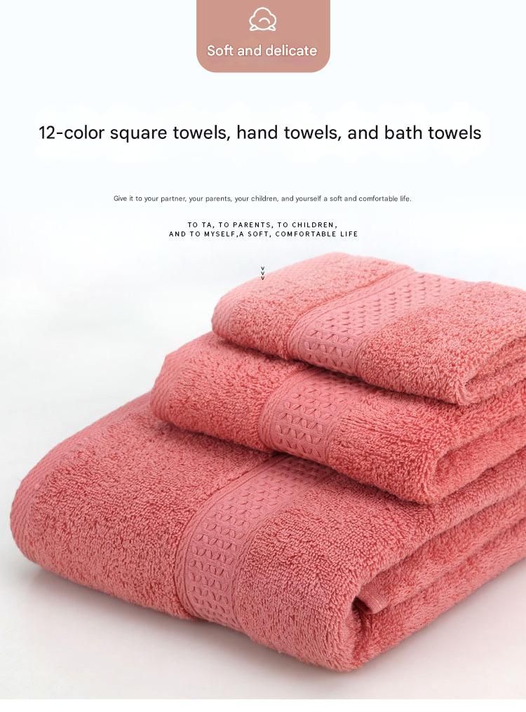 3-Piece Light purple Towel Set - Soft Absorbent Bath, Hand & Face Towels with Jacquard Weave, Gift Set for Home, Hotel, or Gifting - Durable, Low-Lint, Machine — image 2