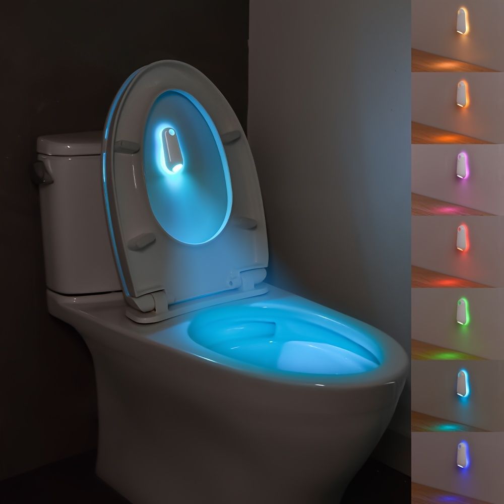 Motion Sensor Light 7-Color Night Light ABS Edge Light Stair Sensor Light - Multi-color - Size 01 — image 3