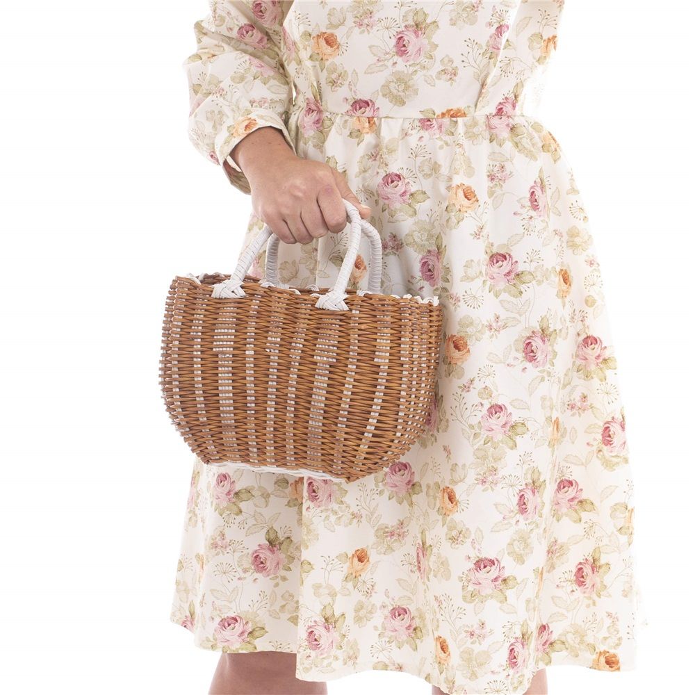 The Golden Girls Sophia's Wicker Purse Handbag Cosplay Measures 12 × 5 × 8 Inch — image 3