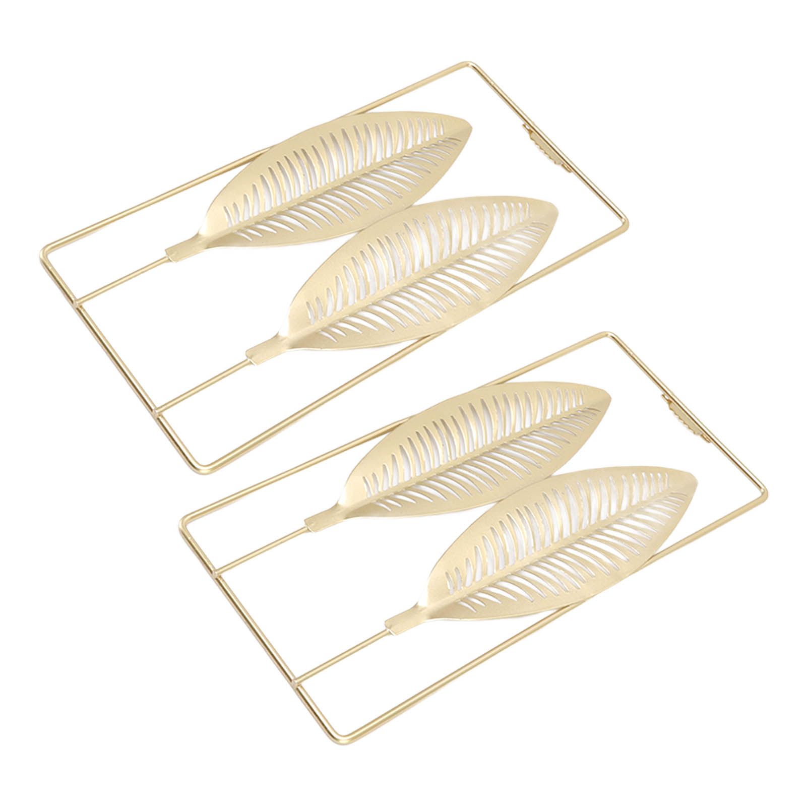 2Pcs Gold Wall Sculptures Metal Wall Decor with Frame for Living Room Bedroom Office Study — image 2