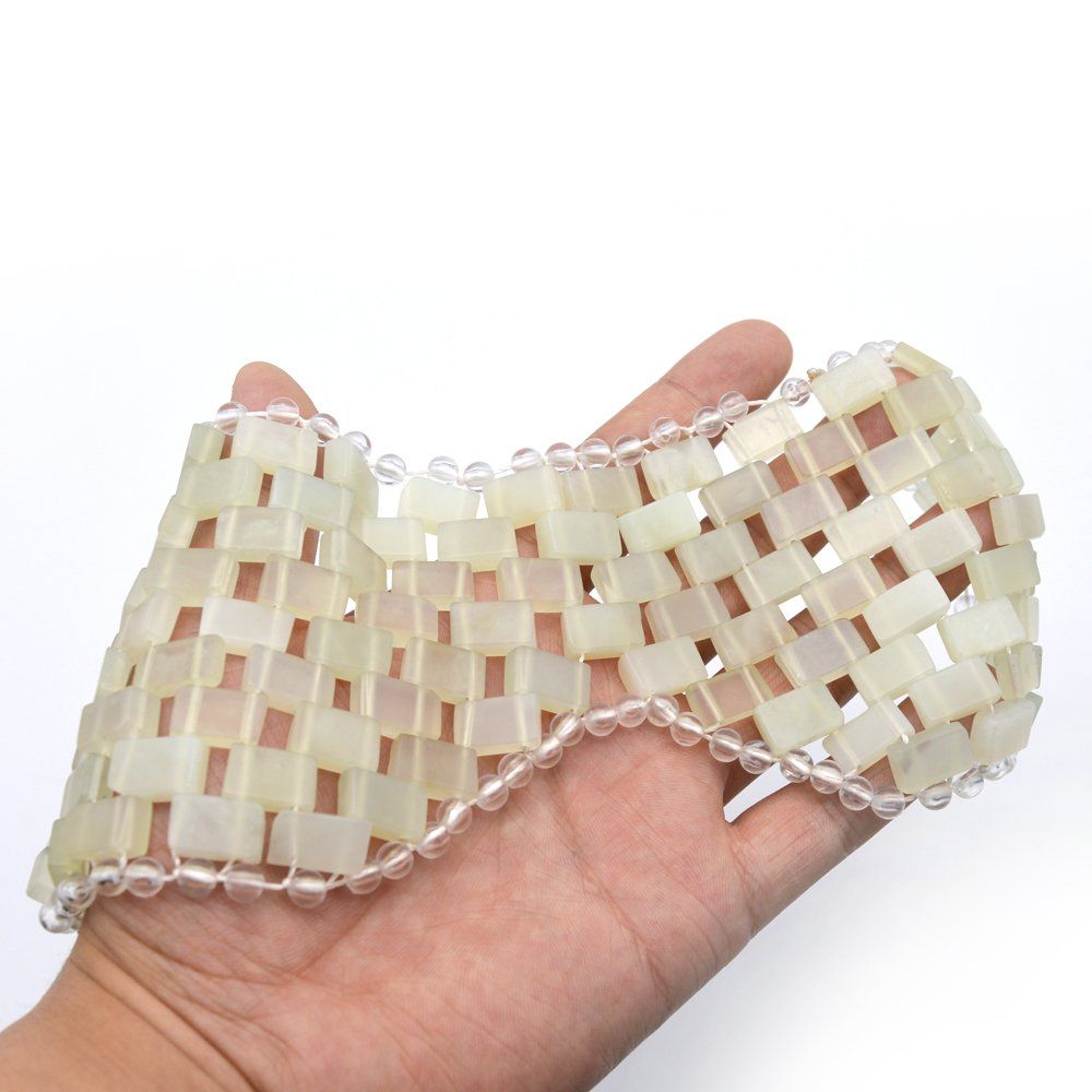 Natural Jade Sleep Mask & Blindfold, Natural Jade Eye Mask, Anti-Aging Hot or Cold Therapy Eye Mask Which is Soothing Cooling โ image 3
