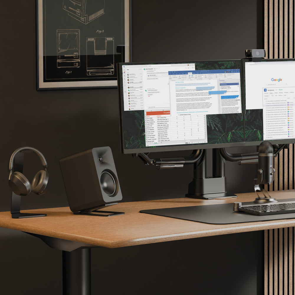 Kanto ORA4 140W Powered Reference Speakers with USB-C Input and Bluetooth - Black, Pair — image 3
