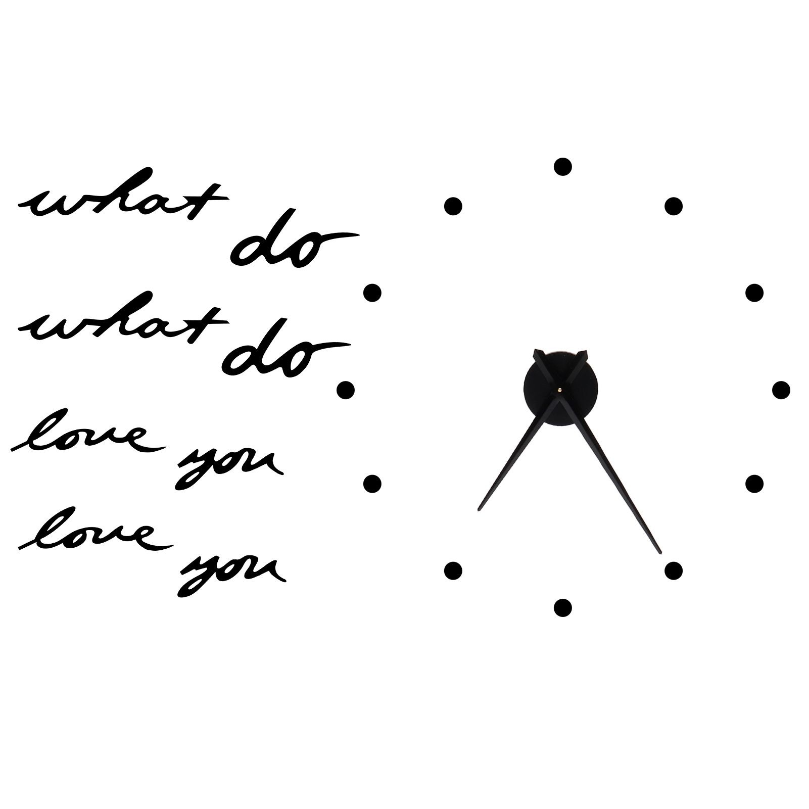 Innovative DIY Wall Clock Stylish Mirror Surface Sticker Clock Modern Home DecorationBlack — image 6