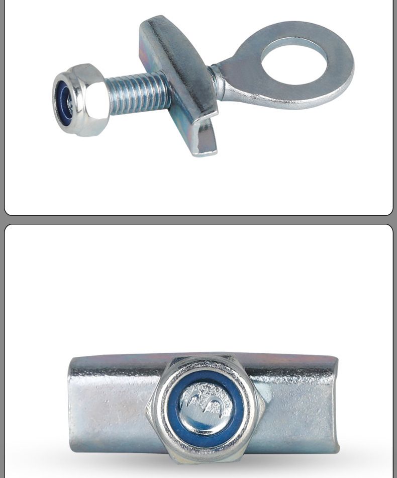 2PCS Bicycle Chain Adjuster Adjustable Chain Buckle Bicycle Wheel Fixing Button Zipper Chain Tensioner Chain Adjuster Suitable โ image 4