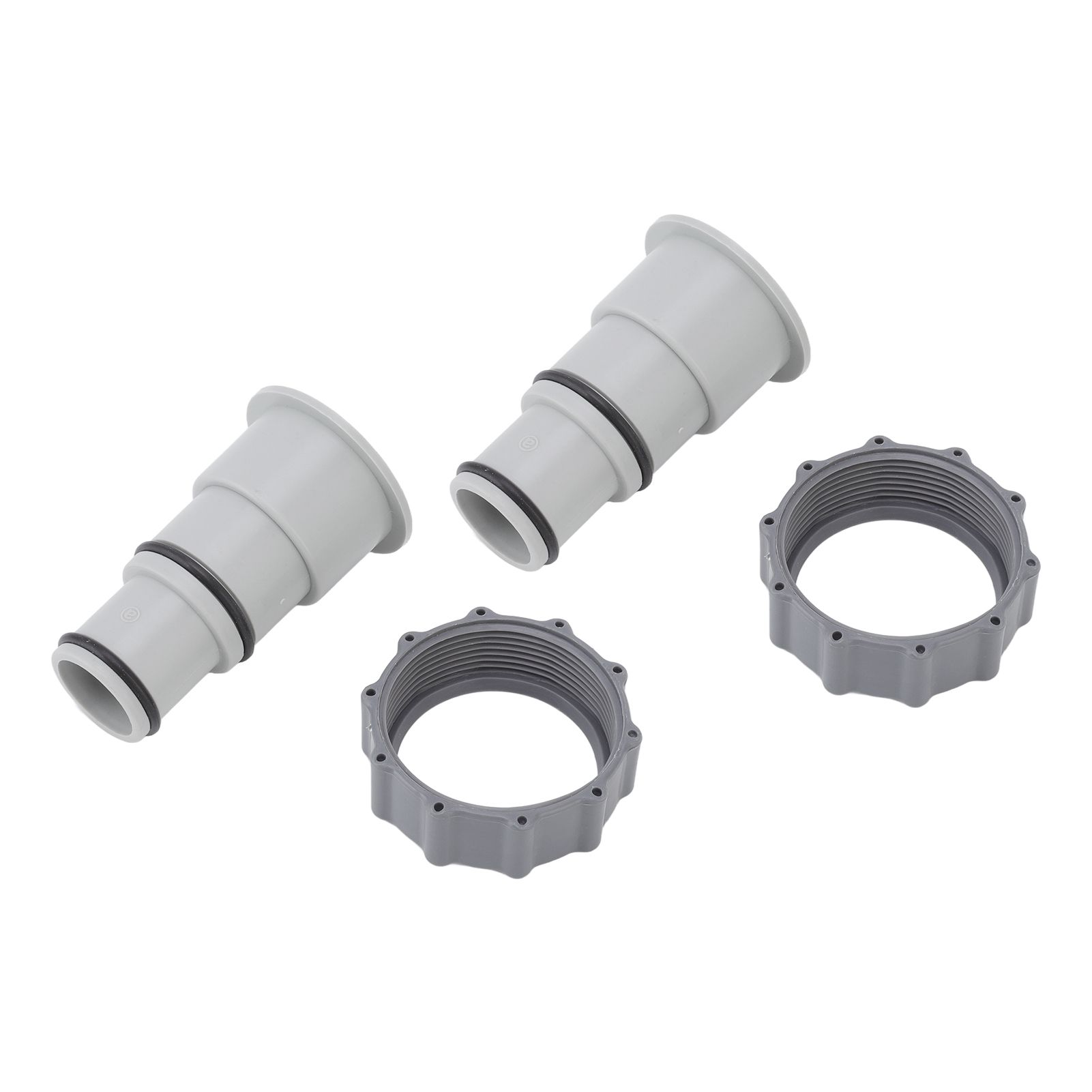 2Pcs Replacement Hose Adapter Plastic Pool Accessories for Threaded Connection Pumps 1.5in 1.25in Hoses — image 6