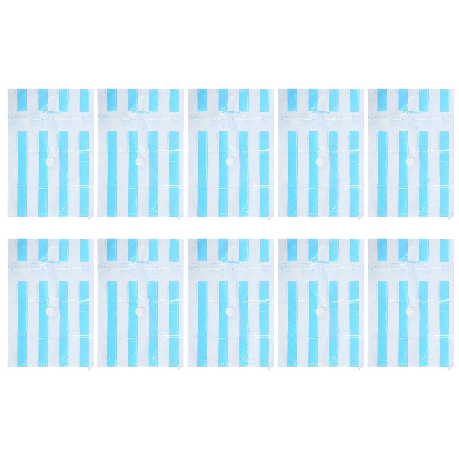 10Pcs/Set 12C Vacuum Storage Bag Space Saving Compressed Bag with 3.5cm Thread Air Inlet