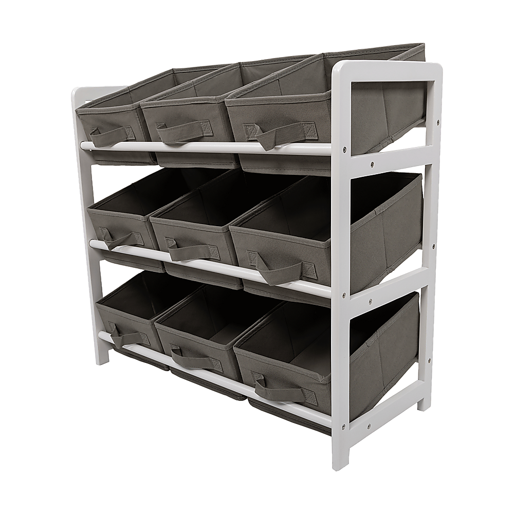 Kids Toy Box Storage Unit Drawers Childrens Bedroom Shelf Baby Nursery Furniture Grey โ image 6