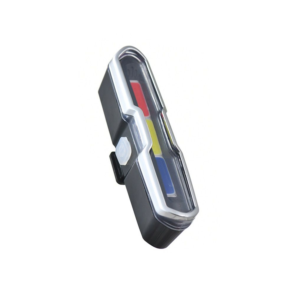 USB Rechargeable Tail Light, LED Night Cycling Bike Warning Rear Tail Light for Cycling Safety(Red & Blue & White) โ image 2