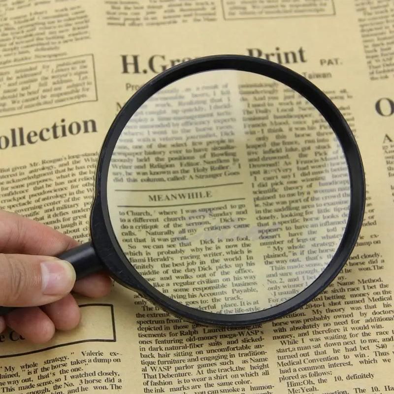10cm Handheld Magnifying Glass Loupe for Optimal Reading Clarity — image 6