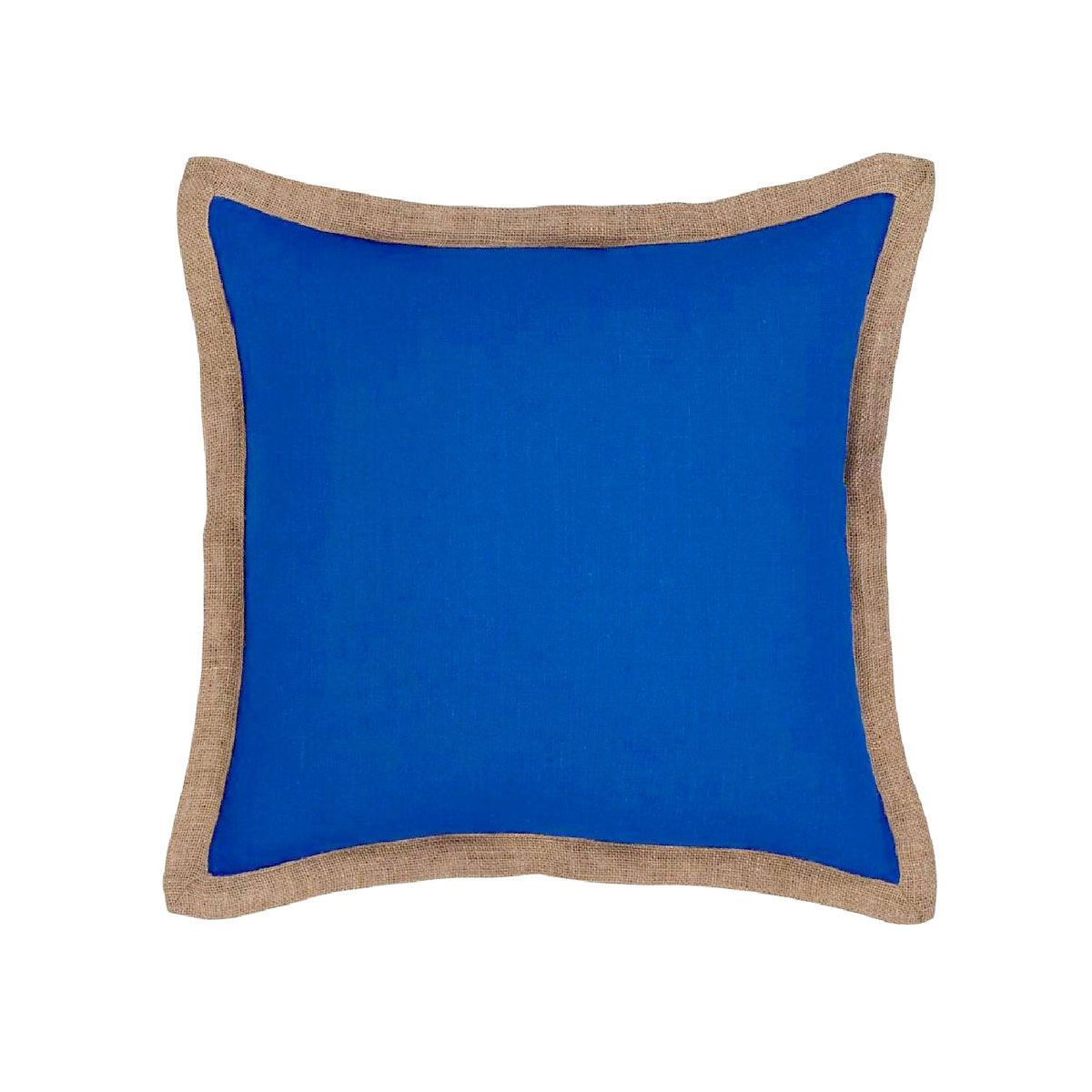 J Elliot Home Hampton Linen Filled Cushion 50 × 50 cm Blue
