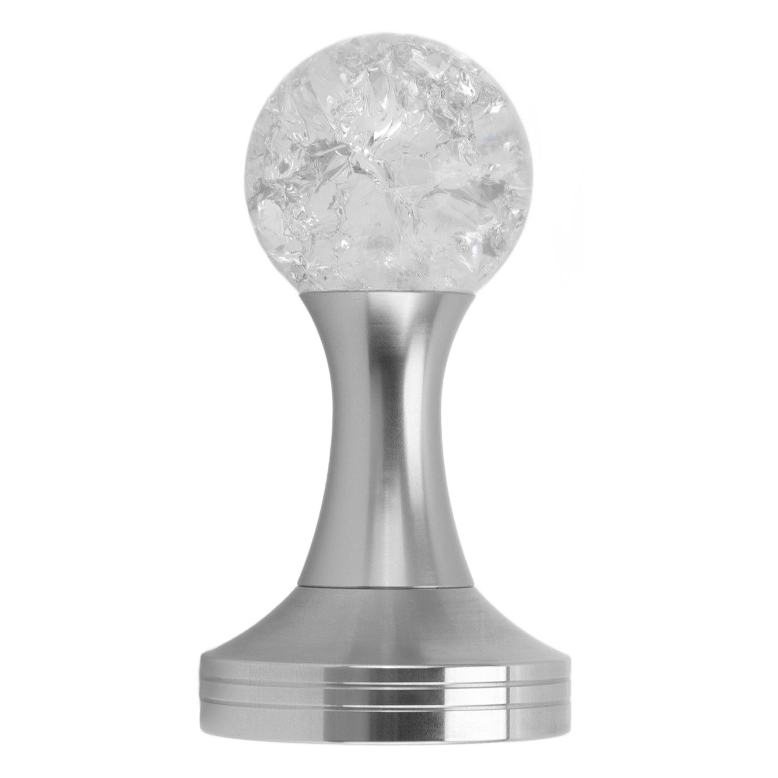 Crystal Ball Coffee Flat Tamper Stainless Steel Base Powder Hammer for Coffee Accessories Silver 51mm โ image 3