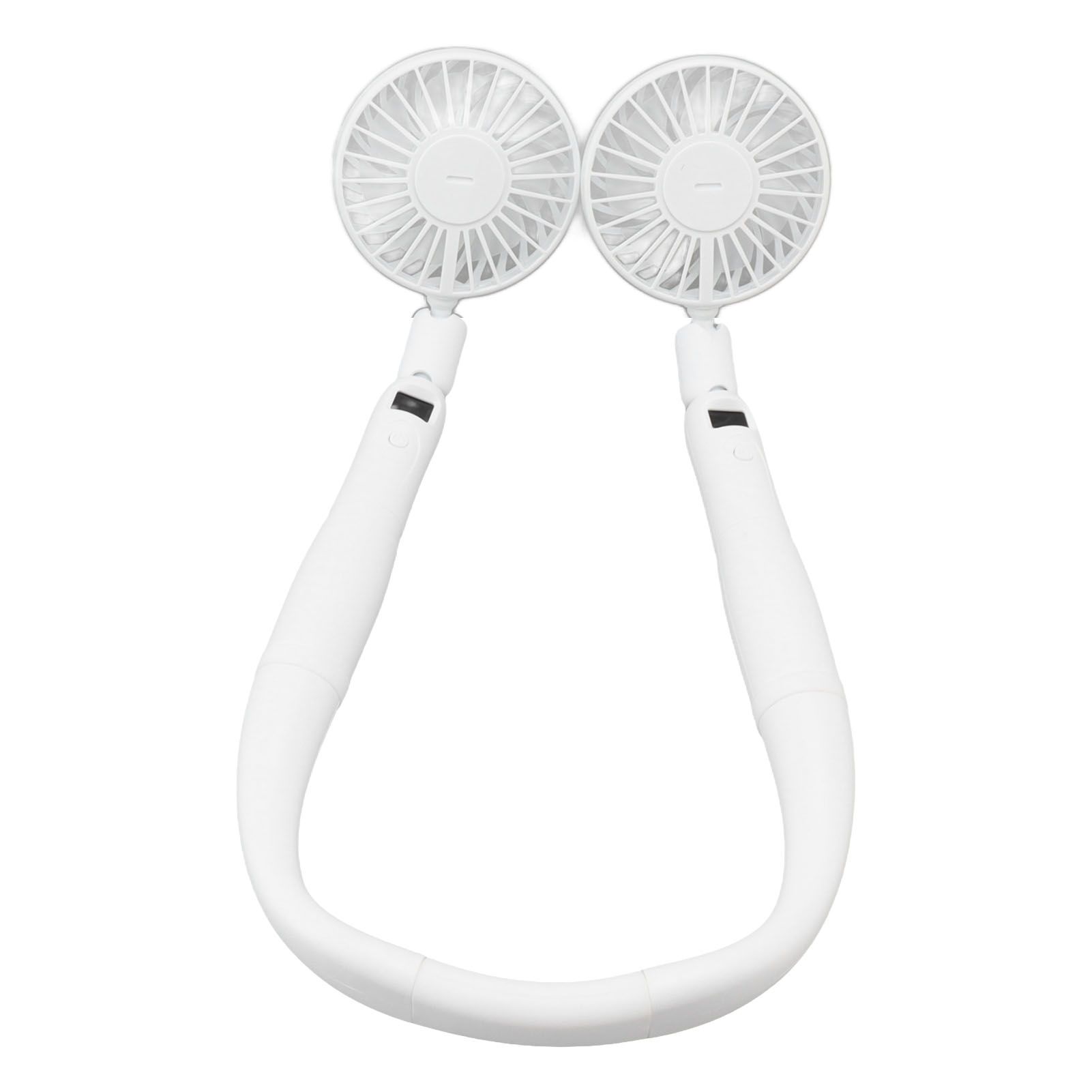 Neck Fan 3 Gear Angle Adjustment LCD Display USB Rechargeable Mini Portable Handheld Neck Hanging Fan โ image 5