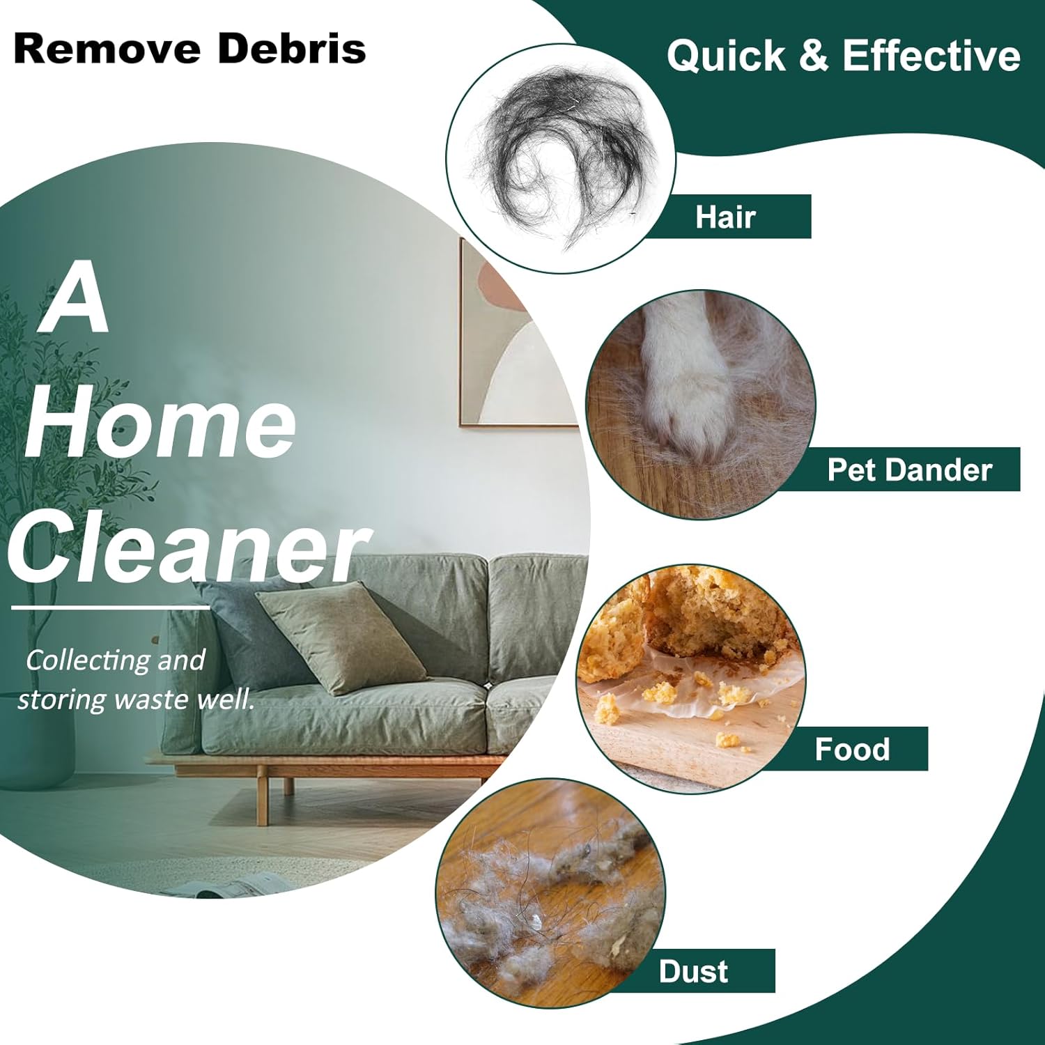 15 Pack Vacuum Cleaner Dust Bag Replacement for Kirby Part 205811 204814 204811 Compatible with Kirby All Generation & Sentria Vacuum Models by — image 3