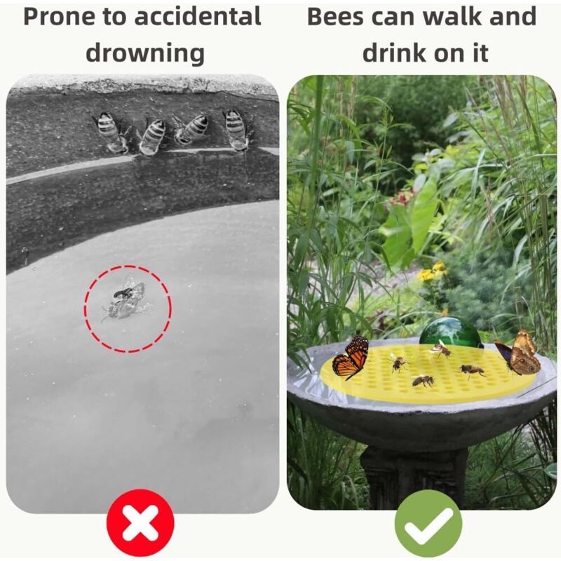 4 Pcs Distributeur of Water for Abeilles Ile Flottante Aux Abeilles Plateau for Station of Abreuvement of Abeilles — image 4