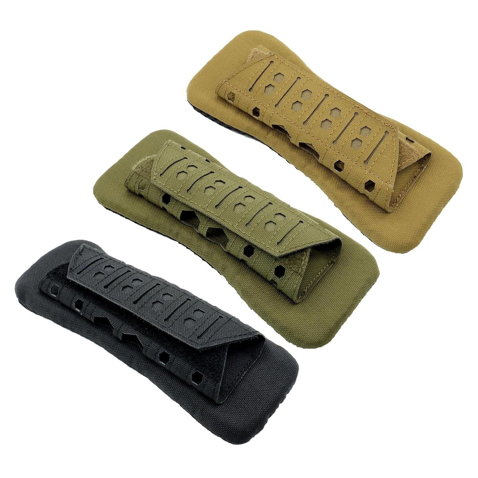 3 Pcs Tactical Vest Shoulder Pads Backpack Breathable Mesh Cushion Pad Lightweight Soft Strap Pads Shoulder Pads