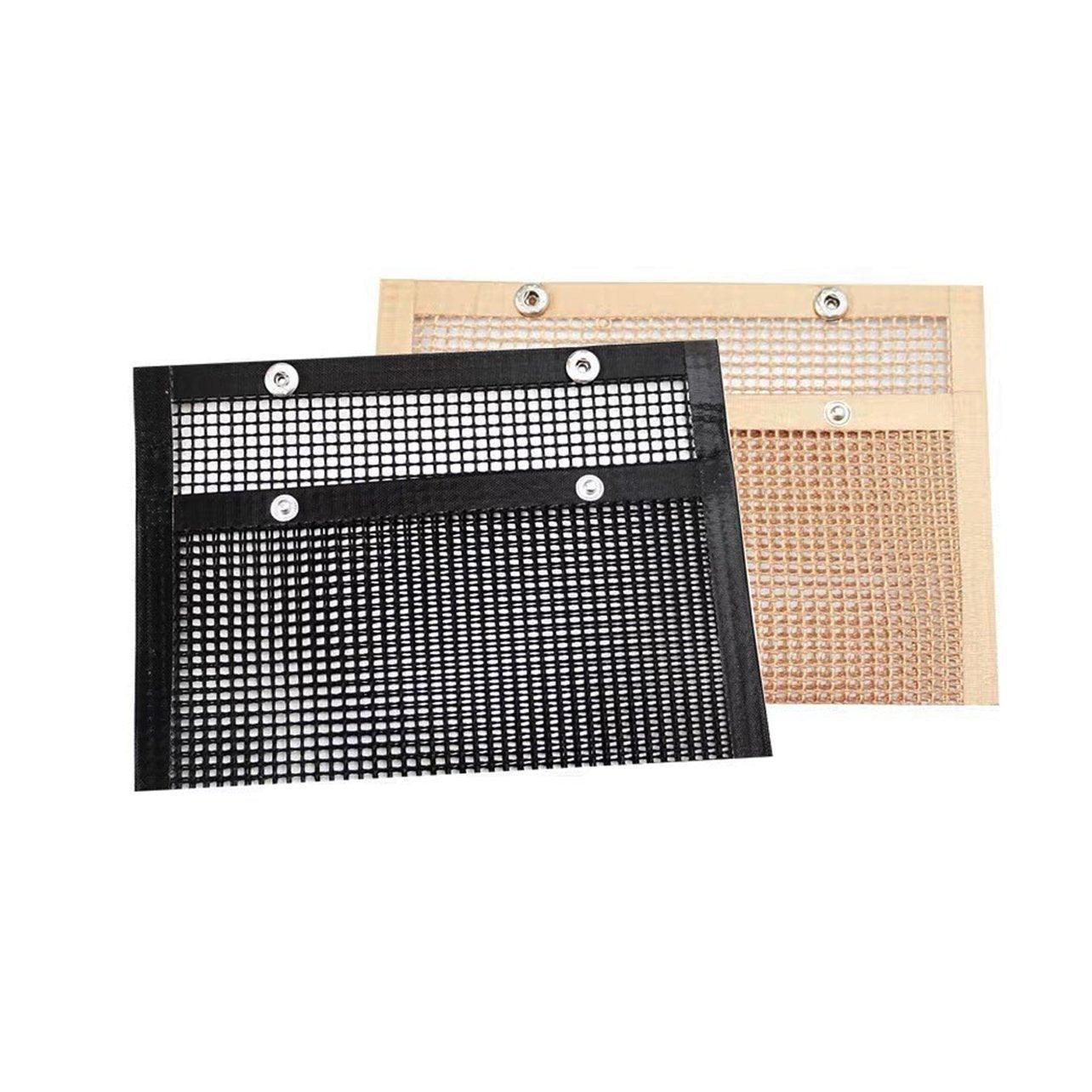 24 × 14CM BBQ Grilling Mesh Reusable Bag Outdoor Camping Barbecue Grill Mats Cooking Pads - Copper — image 3