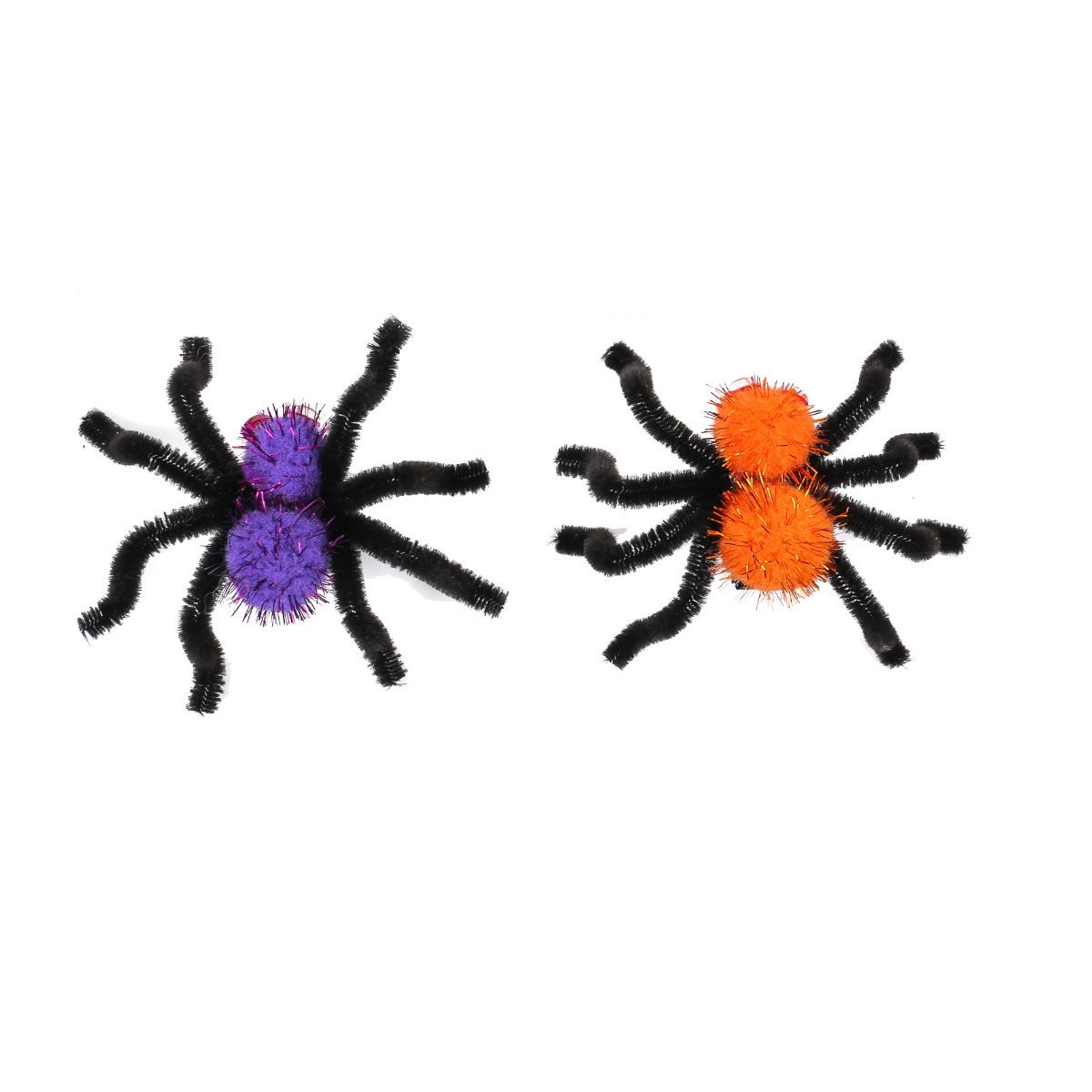 Halloween Spider Hair Clips 2 Pack Orange and Purple Costume Accessory for Party Dress Up โ image 5